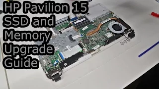 HP Pavilion 15  - Disassembly and fan cleaning - Hard Disk removal -   Desmontaje y limpieza. 