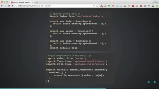 EmberScreencast 62 - ES2015 Modules