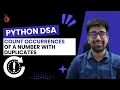 DSA Python 2025 - Count Occurrences in Sorted Array Binary Search Approach