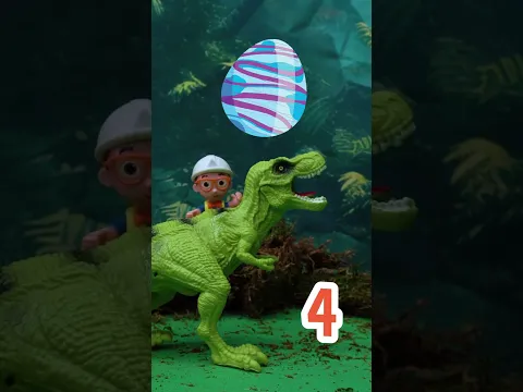 Compte les dinosaures avec nous ! #blippi #shorts #blippienfrancais #compter #chiffres #apprendre