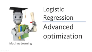 Machine Learning by Andrew Ng - Stanford University 31 Advanced Optimization
