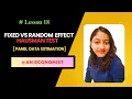 18 Hausman Test in Panel Data Explained Determine when to use Model Q A AN Economist