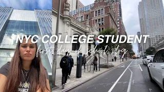 nyc college student first day of school vlog John Jay College of Criminal Justice
