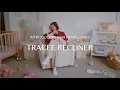 Tracee Power Swivel Nursery Glider Recliner - Ultimate Comfort for New Moms Babies