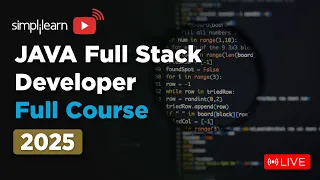 Full Stack Java Developer Course Full Stack Java Developer Tutorial for Beginners Simplilearn