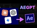 AE GPT - ChatGPT for After Effects BEST WAY TO WRITE EXPRESSIONS