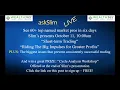 Win askSlim Cycle Analysis Workshop Slim Speaks Live at the Wealth365 Summit - Sign up FREE below
