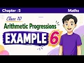 Example 6 Arithmetic Progressions Class 10 Maths Chapter 5 NCERT