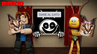 😼DIRECTO CUIDANDO A MI GATO DE LAS ANOMALIAS (ROBLOX) casi 18 millones