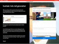 How to make a custom rick roll link