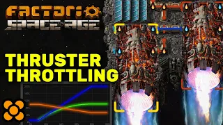 Control Thruster Efficiency with Throttling - Factorio Guide Tutorial