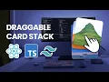 I Built a Draggable Image Stack in React Tailwind Full Code Walkthrough