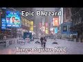 Lagu New York's First Blizzard in a Decade a Dangerous Walk in Times Square | 4K
