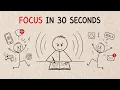 Achieve Instant Focus in Just 30 Seconds 5 Scientific Methods