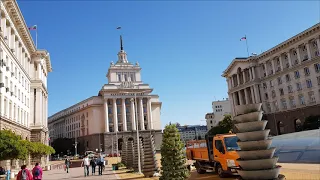 البرلمان البلغاري بصوفيا      فسحة ممتعة في شوارع بلغاريا دندنها