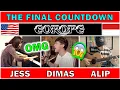 ‼️ FINAL COUNTDOWN (Europe Cover) | Alip Ba Ta | Dimas Senopati | Jess Mancuso | INDO \u0026 USA COLLAB❤️
