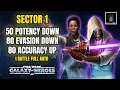 Easiest Sector 1 Ever 4 Feats in 1 Battle FULL AUTO 35 Han Kills in 1-2 Battles