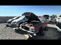 I Found The 51st Ever Made Mercedes-Benz R107 at a Junkyard in Fresno 1971 350SL Roadster