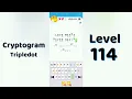 Cryptogram Tripledo Level 114 Solutions Logic Puzzle Game Mini Boss