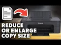 How To Reduce Or Enlarge Copy Size On Canon Pixma TR4700 Series Any Pixma Model 2025 Guide
