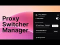 Simple Proxy Switcher for Chrome