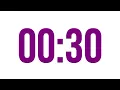 30 Second countdown timer - No sound