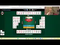 Me versus a top bridge player John Kranyak - 29th January 2025
