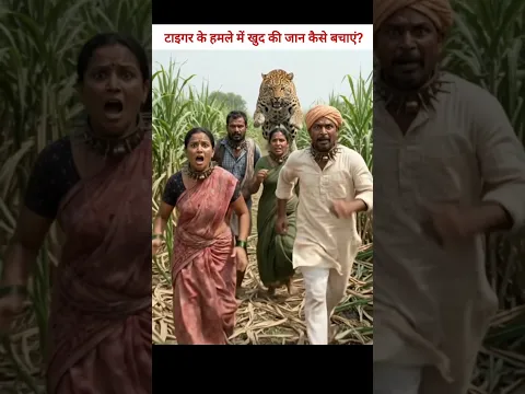 टाइगर के हमले से खुद की जान कैसे बचाएं? #shorts