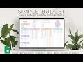Budget Planner Spreadsheet for Google Sheets