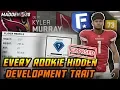 Madden 20 Rookie Development Traits Exposed