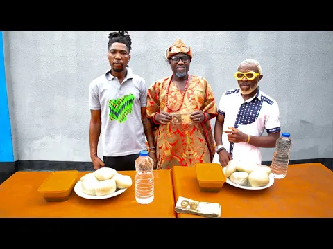 Download MP3 Watch Patoski and Omonla Eat Fufu and Ogbono Soup for Cash Prize | Food Challenge | Akpan and Oduma