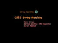 CSES-String matching-KMP Algorithm