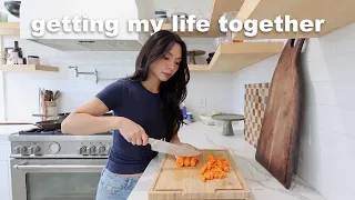 ULTIMATE sunday reset | grocery shopping, cleaning, & meal prepping