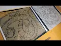 Damouse Drawing up Shenron stencil for tattoo