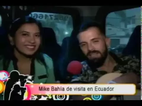 Mike Bahía de visita en Ecuador