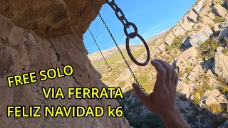 BNT 435 Feliz Navidad free solo / VIA FERRATA