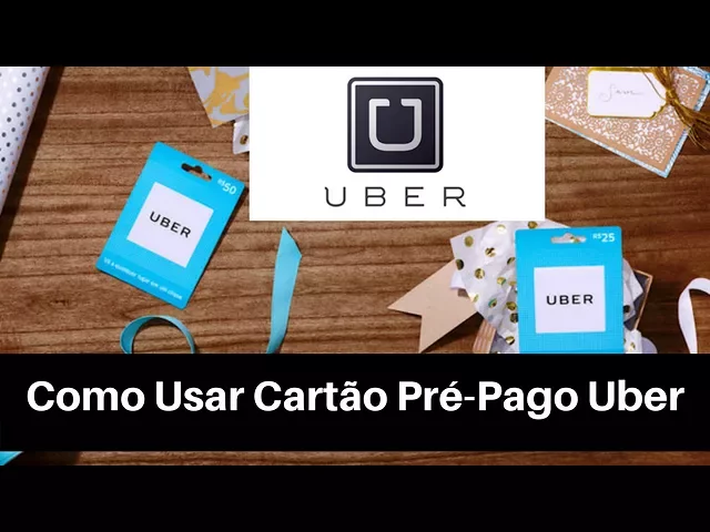 COMO USAR CARTÃO PRÉ PAGO UBER