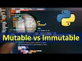 Python Mutable vs Immutable objects