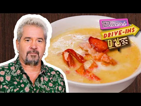 Did Guy Find Maine’s BEST Seafood Chowder?! 🦞🔥 Diners, Drive-Ins and Dives | Food Network