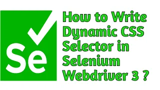 CSS Selector in Selenium WebDriver