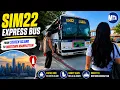 SIM22 Express Bus Ride from Staten Island to Midtown Manhattan 4K