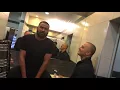 Azis singing Habibi and Motel from bathroom, Merry Christmas