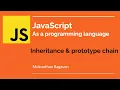 JavaScript - Inheritance prototype chain