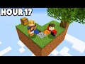Download Lagu I Survived 24 HOURS Straight on SKYBLOCK Minecraft