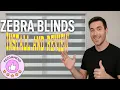 Weffort Motorized Zebra Blinds Install and Review