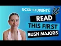 What I Wish I Knew as a UCSD Business Major Class Schedule GPA Tips