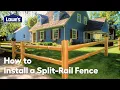 How to Install a Split-Rail Fence Guide