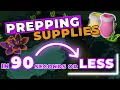 PREPPING COX SUPPLIES - In 90 Seconds or Less