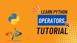 Python Operators Expressions Arithmetic Comparison Logical More Technical Panchayat