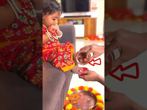 Miracle Father Worshipng His Daughter Kanya Pujan Ritual #shortsvideo #ytshortsindia